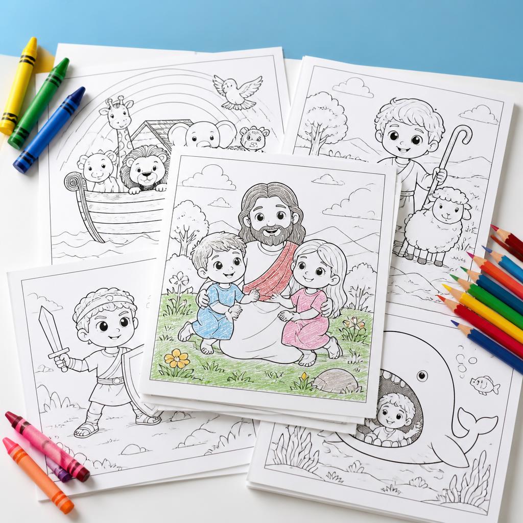 Desenhos Bíblicos para Colorir